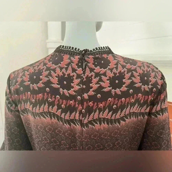 All Saints Rayen Anokhi Silk Dress - Picture 9 of 15